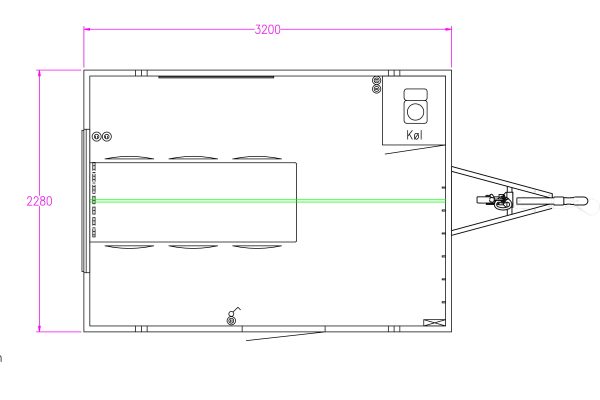 Scanvogn – Office Trailer 320 (3.2 x 2.28 x 2.9 m)