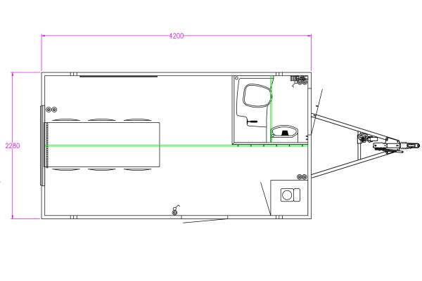 Scanvogn – Office Trailer 420 (4.2 x 2.28 x 2.9 m)