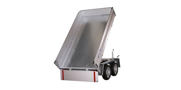Side tippers and tipper box trailers for sale, designed for efficient unloading and heavy-duty transport.