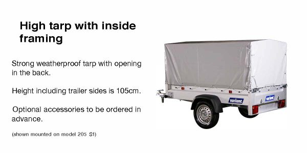 Small Box Trailer 150 S1 – 500kg – 1.5m x 1.0m