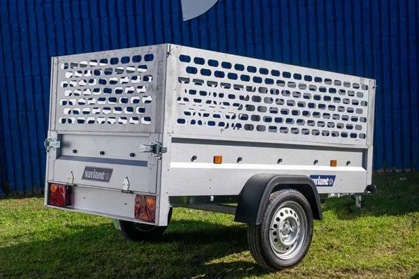 Box trailer with cage for sale, the Ultimate all rounder box trailer- lightweight, high capacity, electric or light car towable.