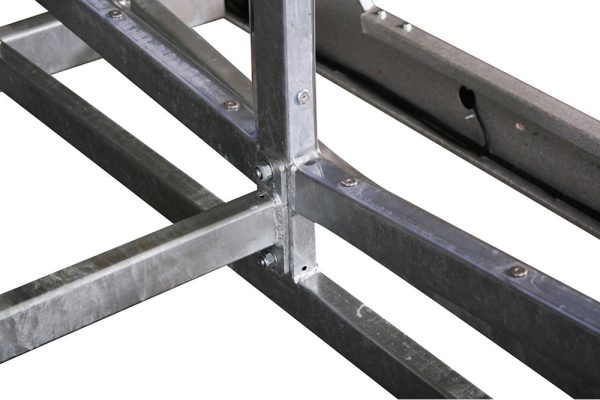 Kayak trailer chassis for sale, ideal for attaching to your car for easy kayak transport in New South Wales
