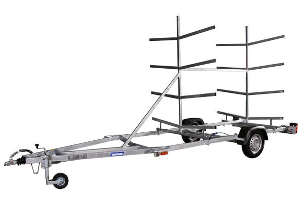 Canoe and kayak trailer for sale in Sydney, designed for easy transport of kayaks and canoes.