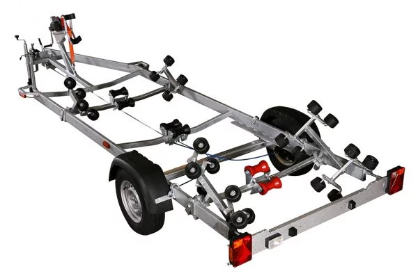 Aluminum boat trailers for sale, designed for trailerable boats. Durable and lightweight design.