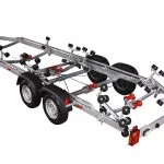 Flat-top car trailer for sale on Central Coast, perfect for transporting vehicles safely.