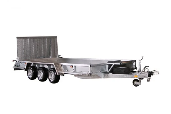 flatbed vehicle trailer for sale, heavy-duty, ideal for hauling cars, equipment, and cargo.