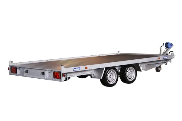 Flat-top car trailer for sale on Central Coast, perfect for transporting vehicles safely.