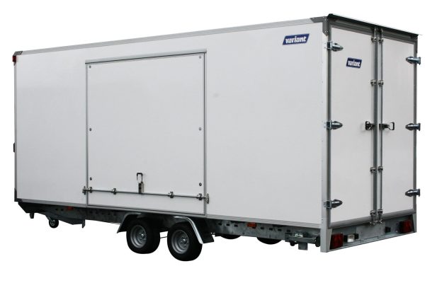 Variant large sales trailer with hatch or equipment trailer