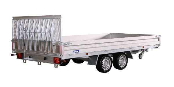 luxury Universal trailer -mechanical overrun braking. Tilt tray tabletop trailer -excellent all-round haulage.