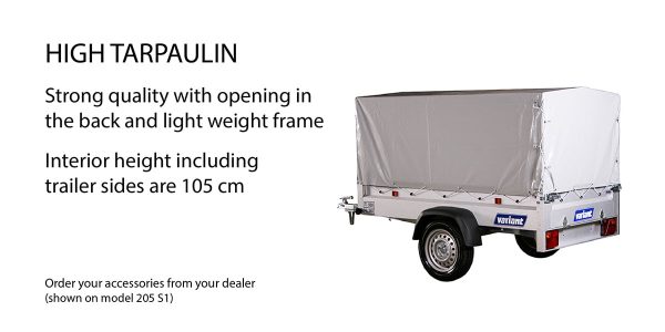 Tipper Trailer 1815 T2 – 1,800 Kg – 2.54 x 1.45m