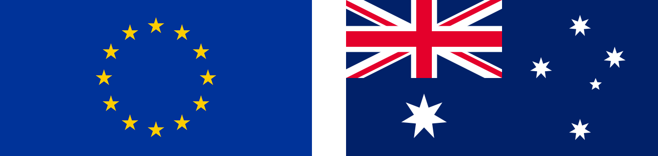 European & Australian Flag