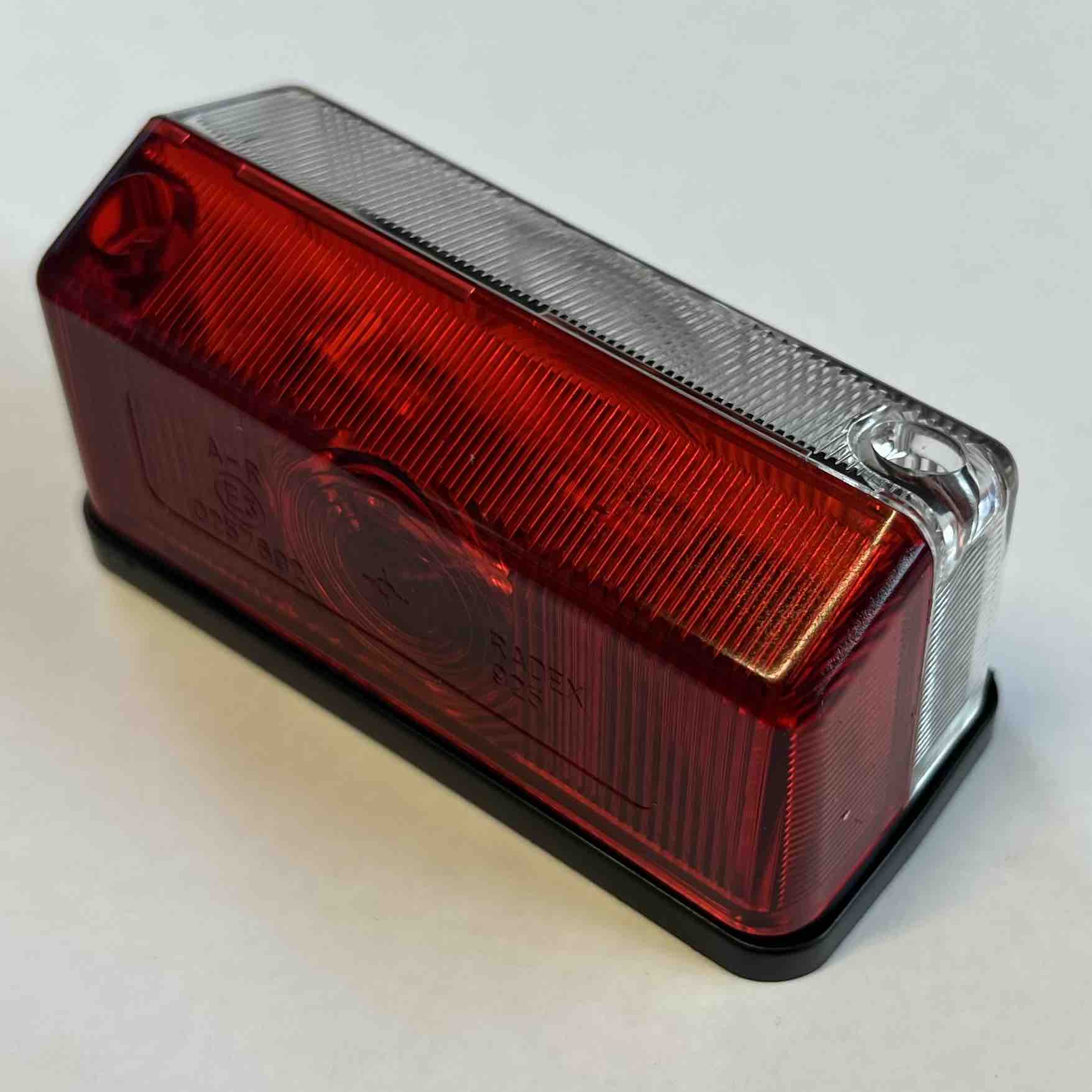 Rear mounted Radex marker light -red/white