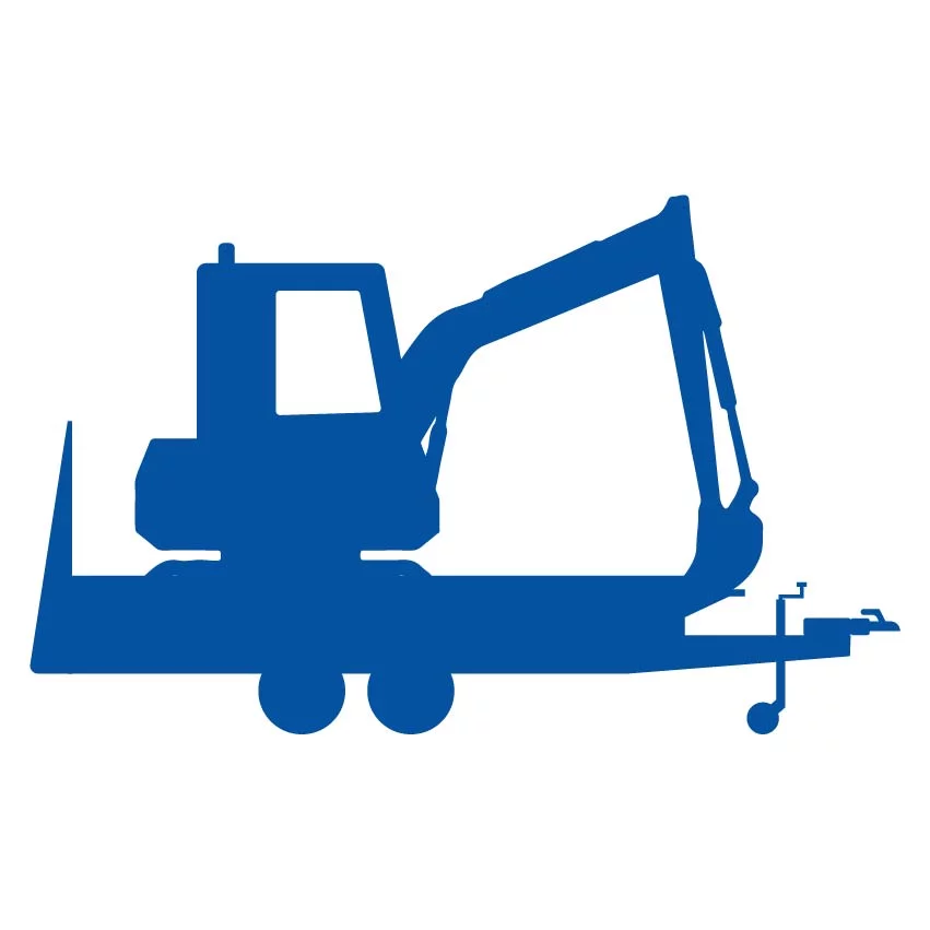 Heavy duty plant trailer for trucks tipper trailer for sale