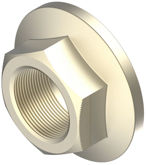 knott single use axle trailer flange nut