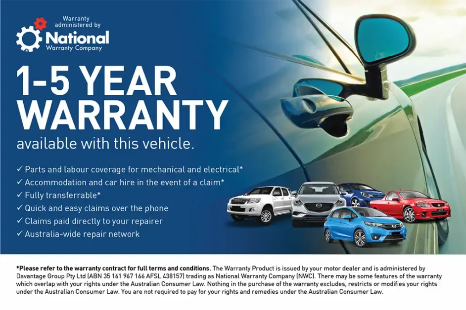 1-5 year unlimited warranty vehicle
