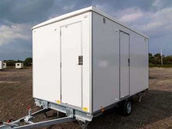 2025 Scanvogn 420 Office Trailer with Tank Toilet (6 Person) — A2B Trailers