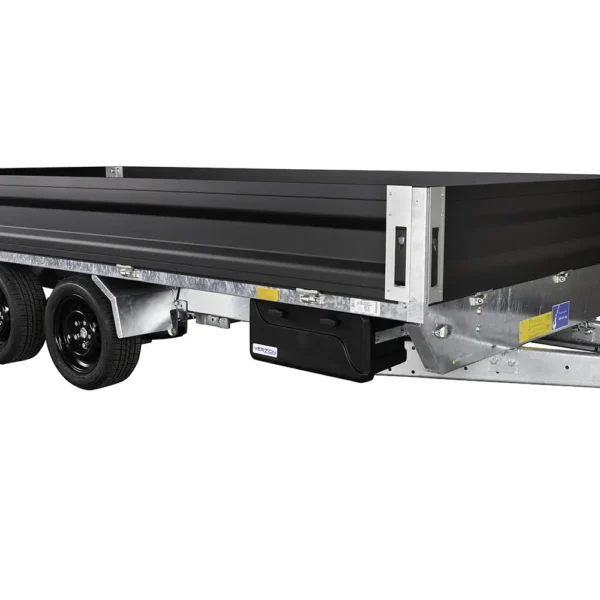 X-Line Flatbed Trailer 3521 X4 4.15×2.05m Black Edition