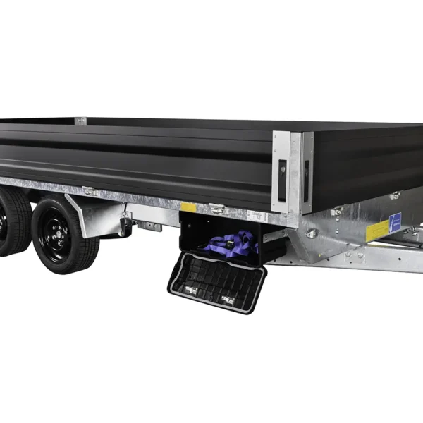 X-Line Flatbed Trailer 3521 X4 4.15×2.05m Black Edition