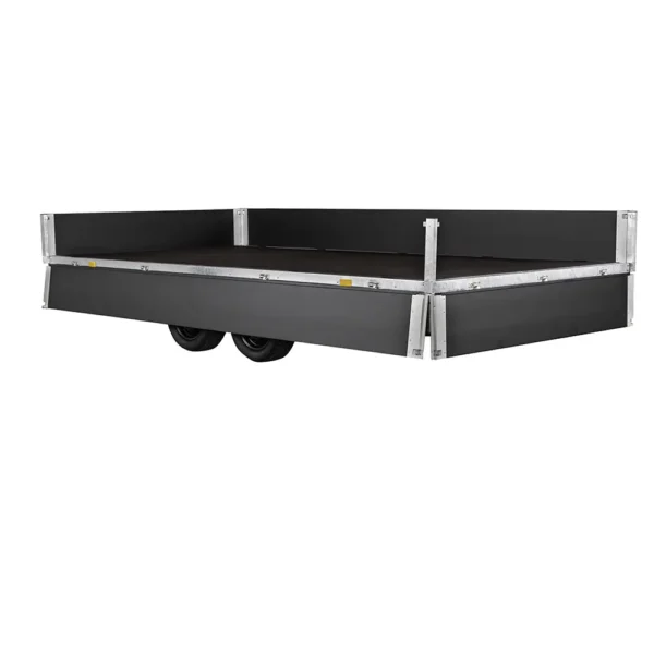 X-Line Flatbed Trailer 3521 X4 4.15×2.05m Black Edition