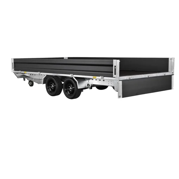 X-Line Flatbed Trailer 3521 X4 4.15×2.05m Black Edition