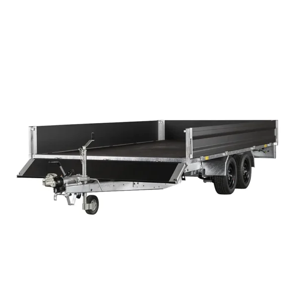 X-Line Flatbed Trailer 3521 X4 4.15×2.05m Black Edition