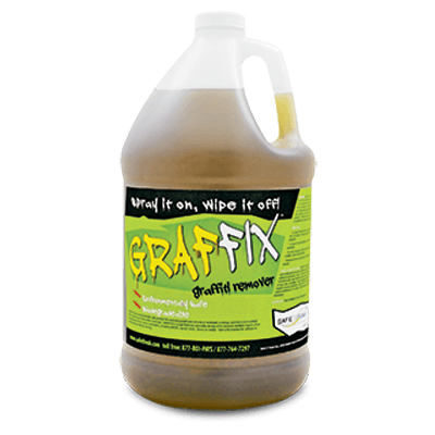 Accell Clean โ Biofilm & Grease Treatment Solution graffix graffiti remover on portable toilet trailer considered as toilet cleaner in Australia