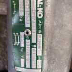 AL-KO type plate on a galvanised trailer drawbar, showing the ETI number 811961